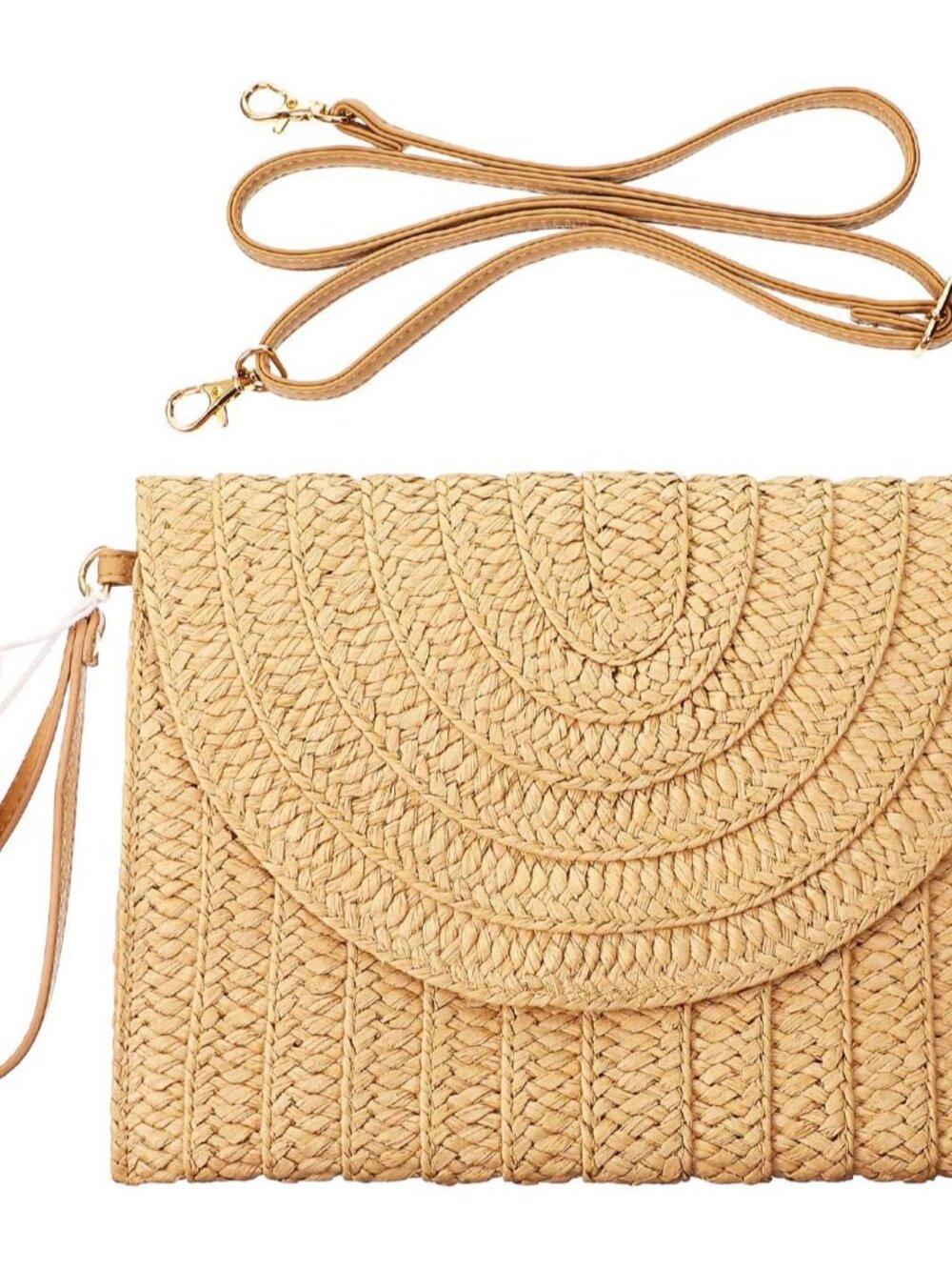 Straw Purses for Women Straw Clutch Crossbody Bag Summer Beach Shoulder Bag Wove